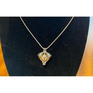 Sterling Silver Pearl Necklace